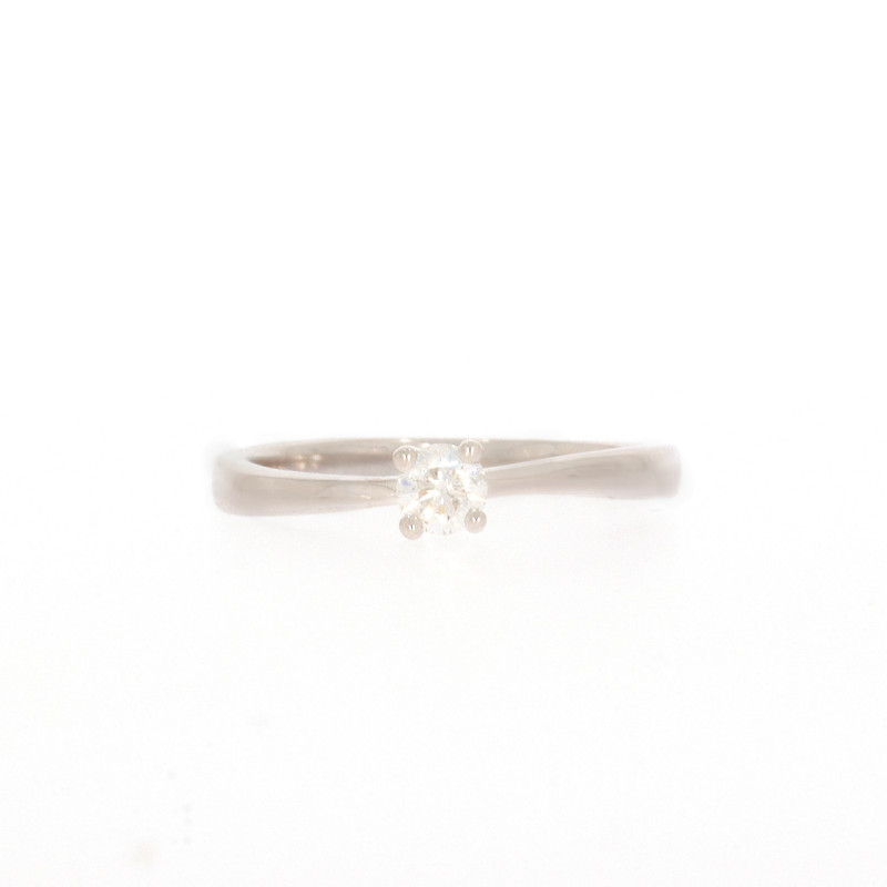 Inel Dama, Aur Alb, 18 k, 2.56 gr, cu Diamante, Cod Produs: 560099 - 2
