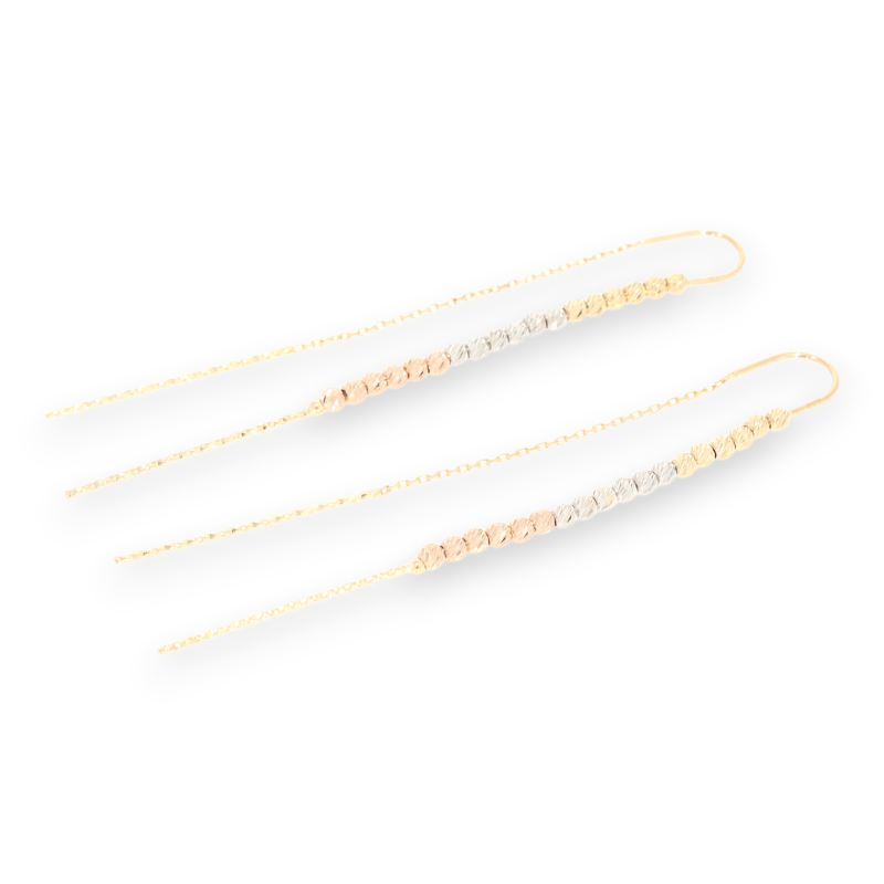 Cercei, Aur Mix, 14 k, 2.38 gr, Cod Produs: 560227 - Tezaurshop.ro