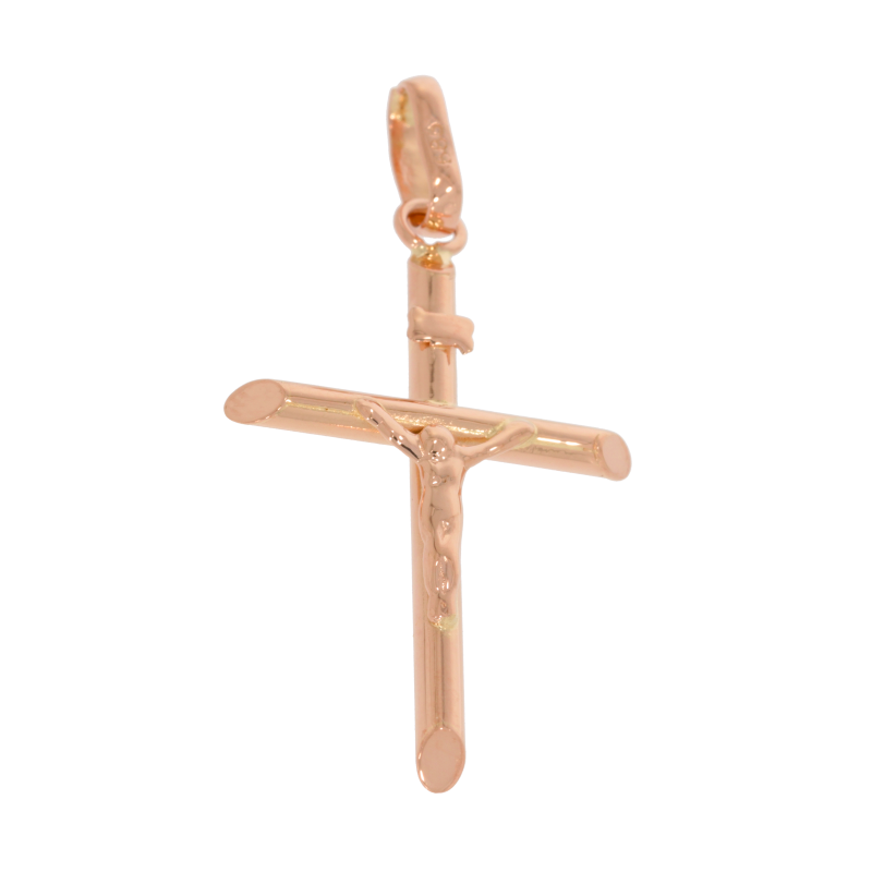 Cruce, Aur Roz, 14 k, 1.87 gr, Cod Produs: 560347 - Tezaurshop.ro