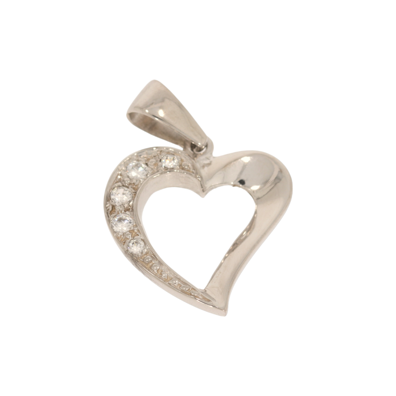 Pandantiv, Aur Alb, 18 k, 1.44 gr, Cod Produs: 560386 - Tezaurshop.ro