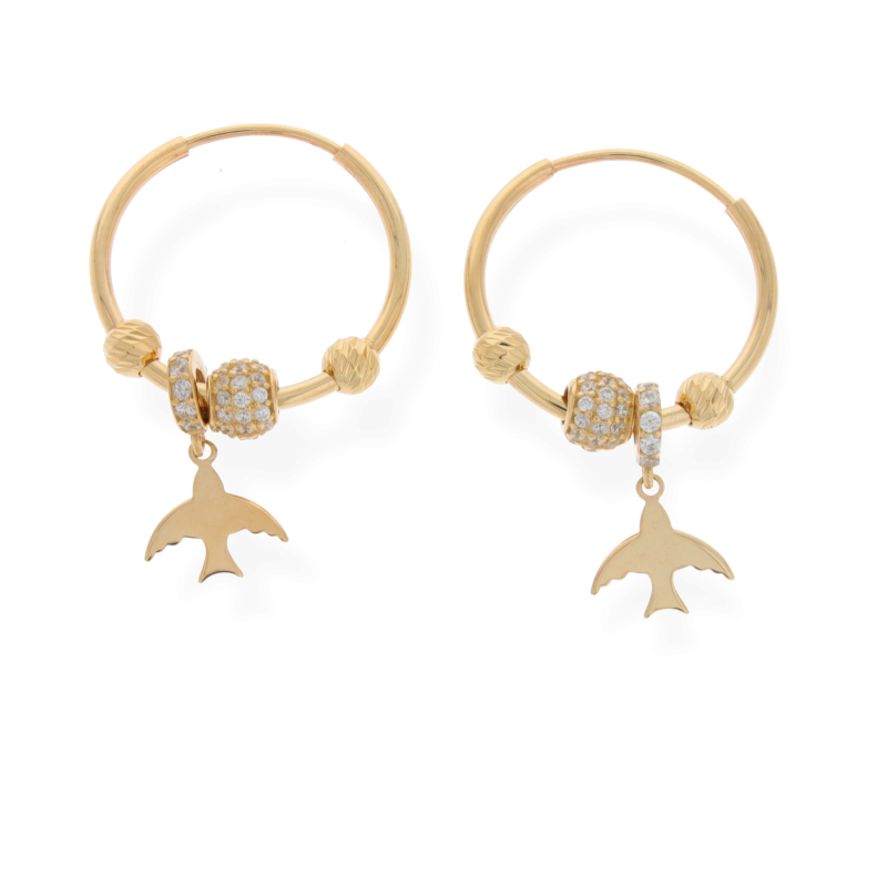 Cercei, Aur Galben, 14 k, 3.65 gr, Cod Produs: 561148 - Tezaurshop.ro