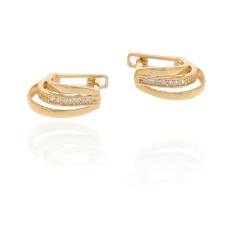 Cercei, Aur Galben, 14 k, 2.48 gr, Cod Produs: 562063 - Tezaurshop.ro