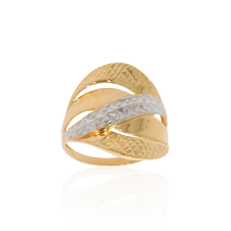 Inel Dama, Aur Mix, 14 k, 3.72 gr, Cod Produs: 562075 - Tezaurshop.ro
