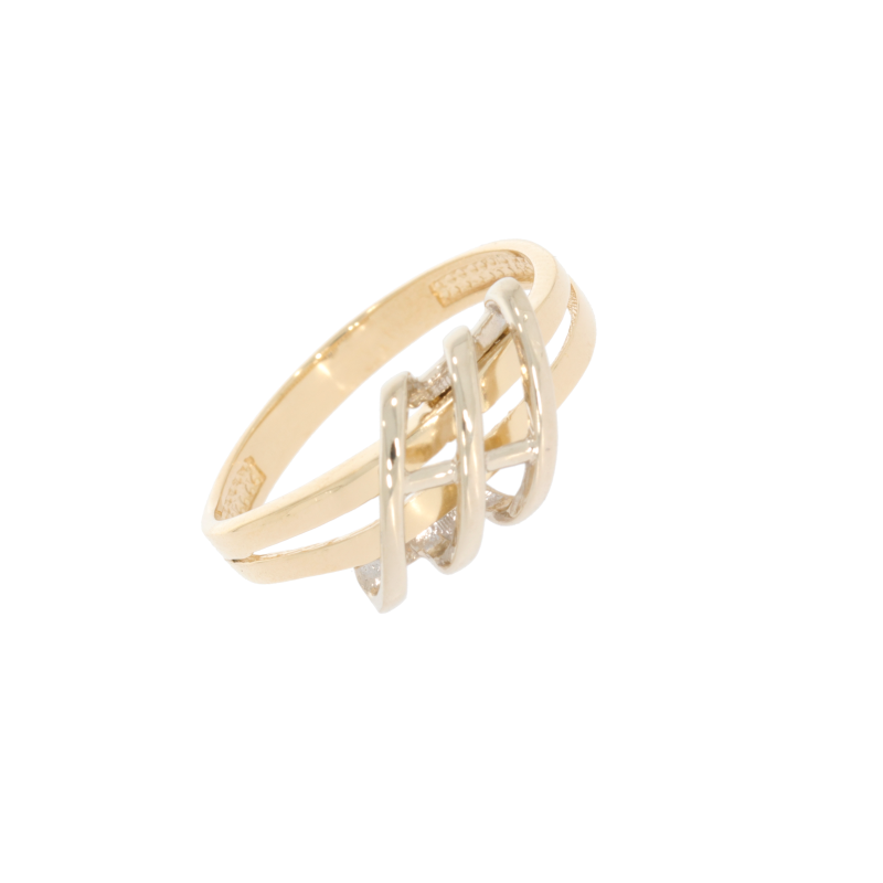 Inel Dama, Aur Mix, 14 k, 2.37 gr, Cod Produs: 562420 - Tezaurshop.ro