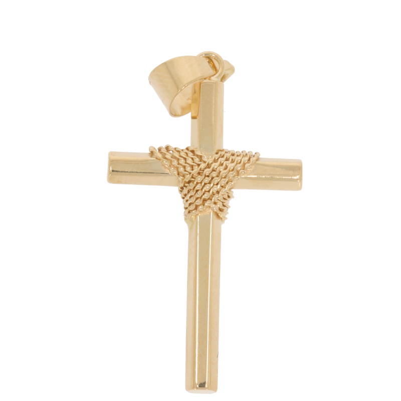 Cruce, Aur Galben, 18 k, 1.44 gr, Cod Produs: 563110 - Tezaurshop.ro