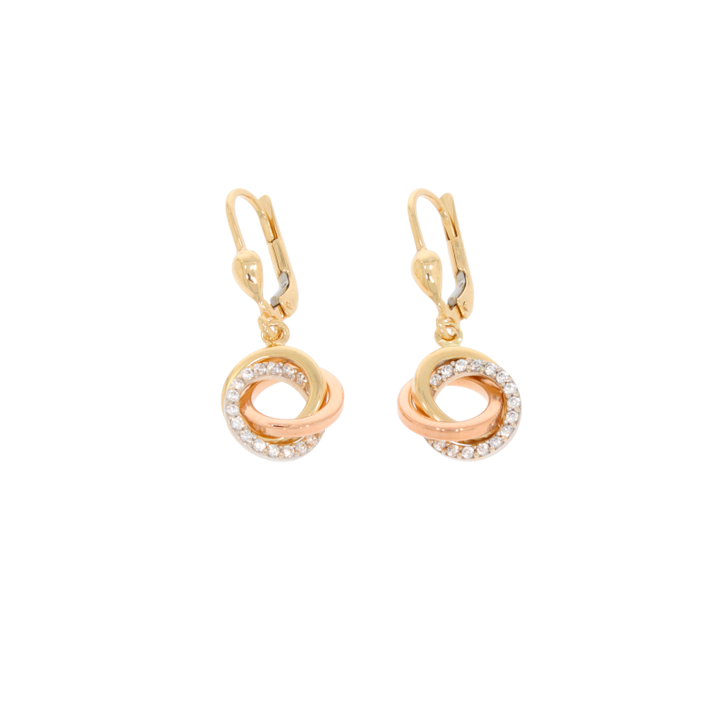 Cercei, Aur Mix, 14 k, 3 gr, Cod Produs: 563492 - Tezaurshop.ro