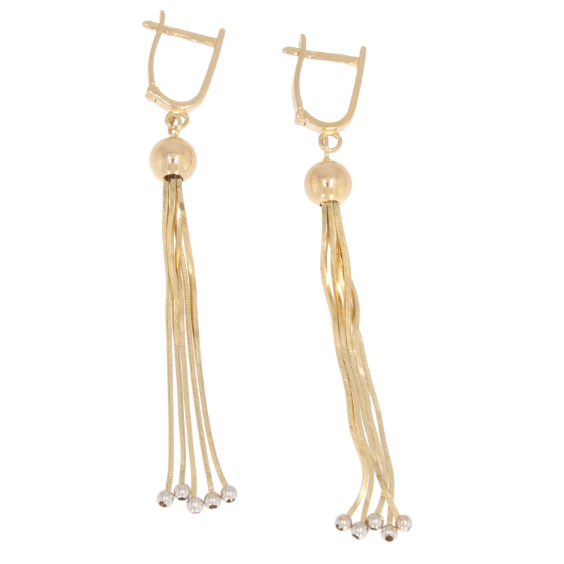 Cercei, Aur Galben, 14 k, 4.37 gr, Cod Produs: 563725 - Tezaurshop.ro