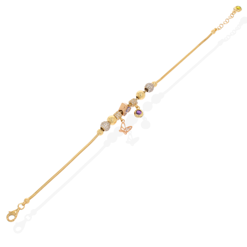 Bratara, Aur Mix, 14 k, 7.13 gr, Cod Produs: 563814 - Tezaurshop.ro