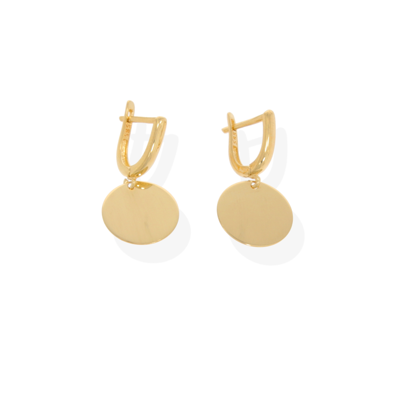 Cercei, Aur Galben, 14 k, 2.55 gr, Cod Produs: 563887 - Tezaurshop.ro