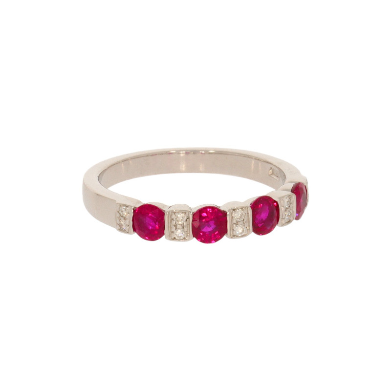 Inel Dama, Aur Alb, 18 k, 3.62 gr, cu Diamante, Cod Produs: 564177 - Tezaurshop.ro