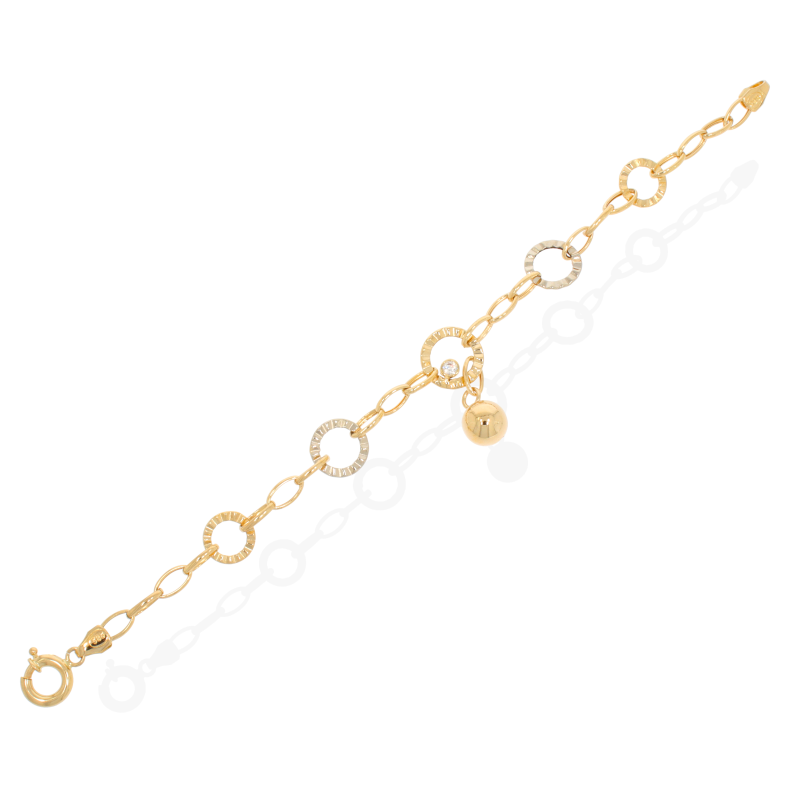 Bratara, Aur Mix, 14 k, 4.62 gr, Cod Produs: 569571 - Tezaurshop.ro
