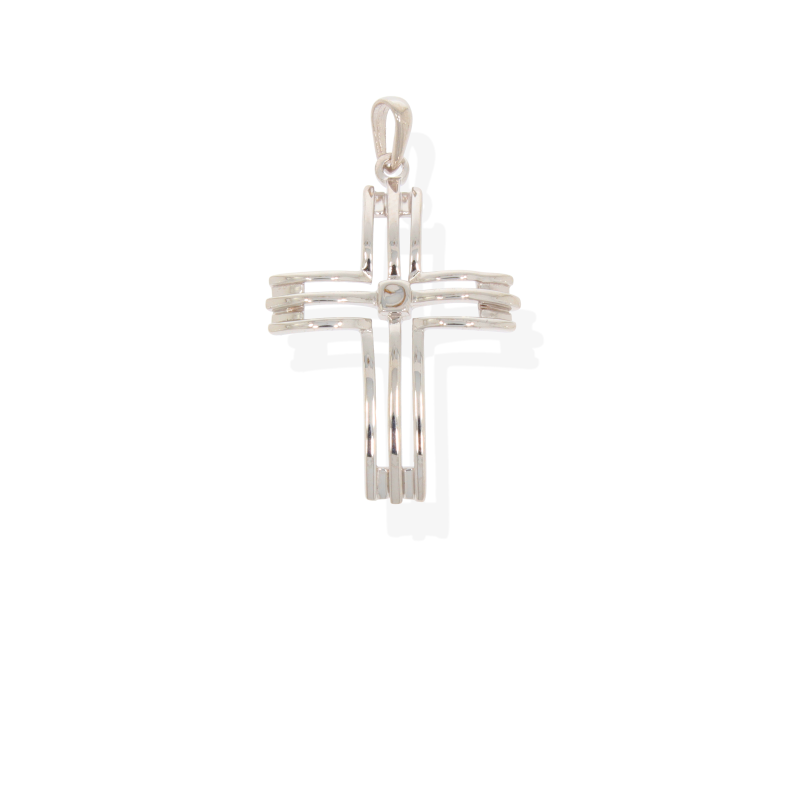 Cruce, Aur Alb, 14 k, 3.1 gr, Cod Produs: 570187 - Tezaurshop.ro