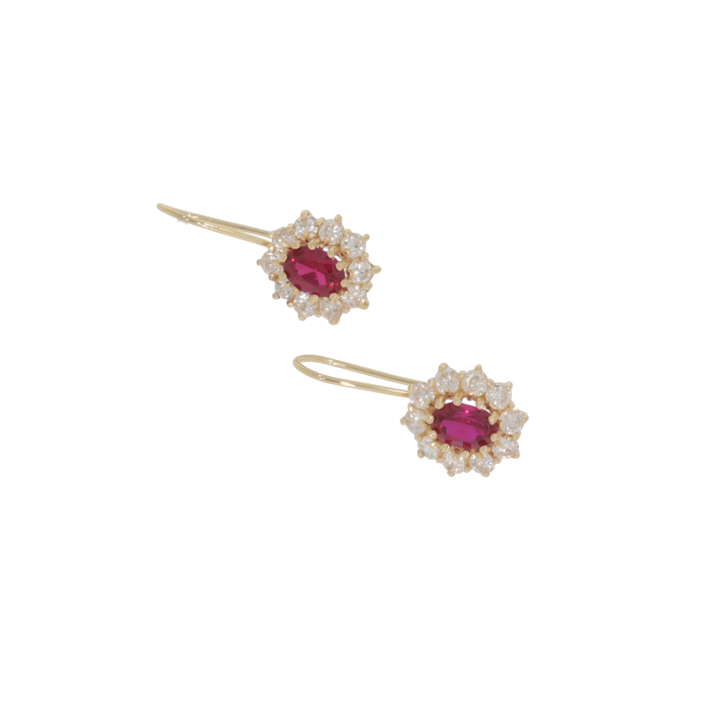 Cercei, Aur Galben, 14 k, 4.12 gr, Cod Produs: 570729 - Tezaurshop.ro