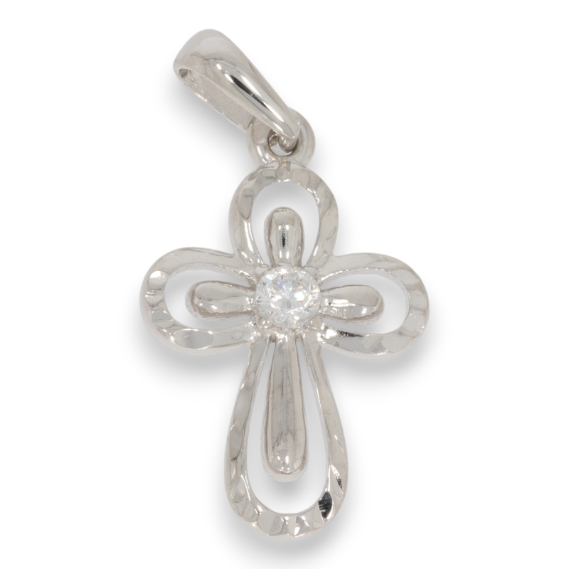 Cruce, Aur Alb, 14 k, 0.81 gr, Cod Produs: 570795 - Tezaurshop.ro