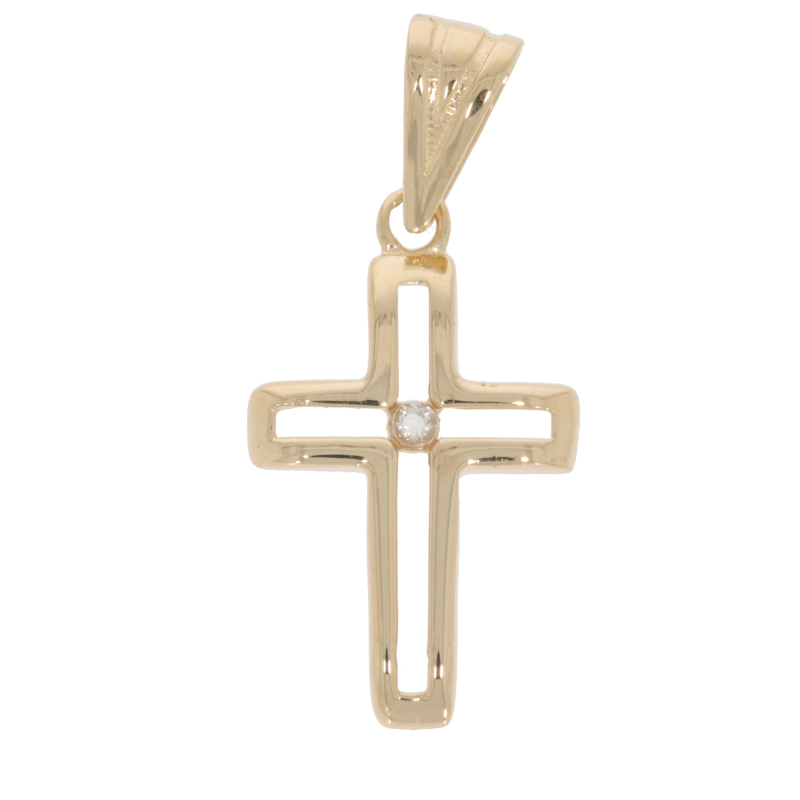 Cruce, Aur Galben, 14 k, 0.87 gr, Cod Produs: 570970 - Tezaurshop.ro