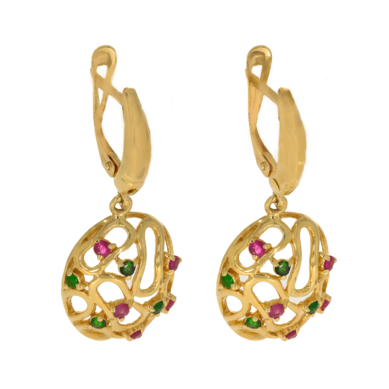 Cercei, Aur Galben, 14 k, 5.91 gr, Cod Produs: 571126 - Tezaurshop.ro