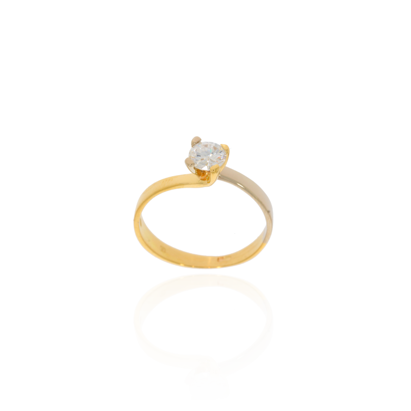 Inel Dama, Aur Mix, 18 k, 2.25 gr, Cod Produs: 571524 - Tezaurshop.ro