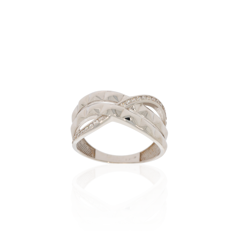 Inel Dama, Aur Alb, 14 k, 3.24 gr, Cod Produs: 571557 - Tezaurshop.ro
