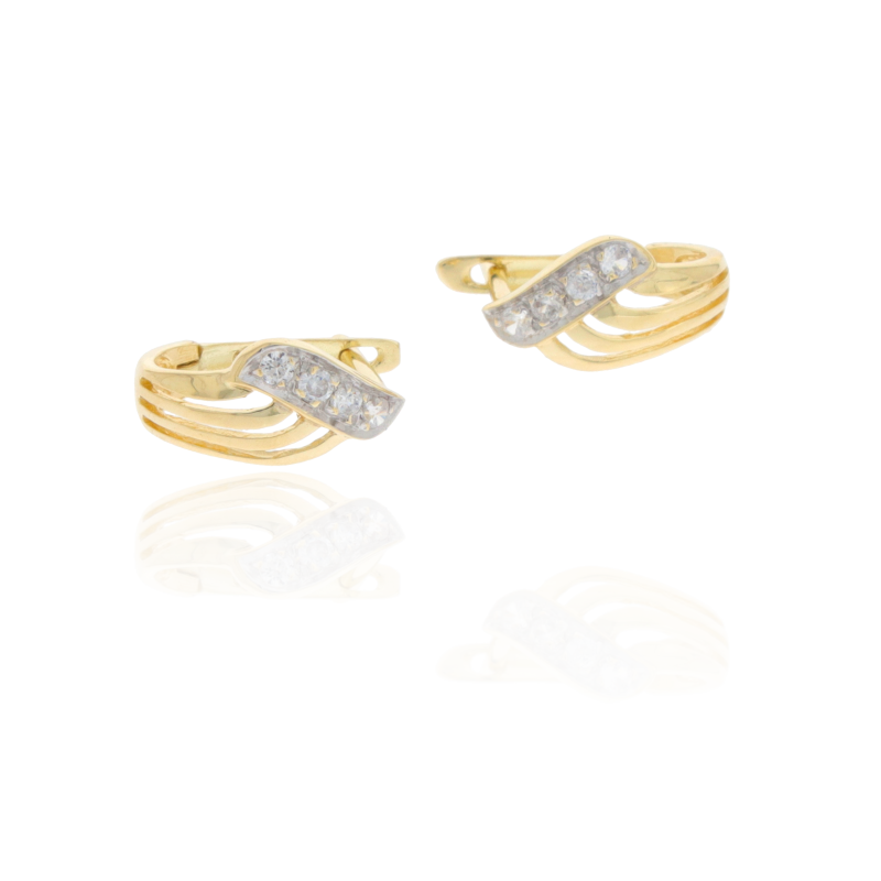 Cercei, Aur Mix, 14 k, 2.98 gr, Cod Produs: 571942 - Tezaurshop.ro