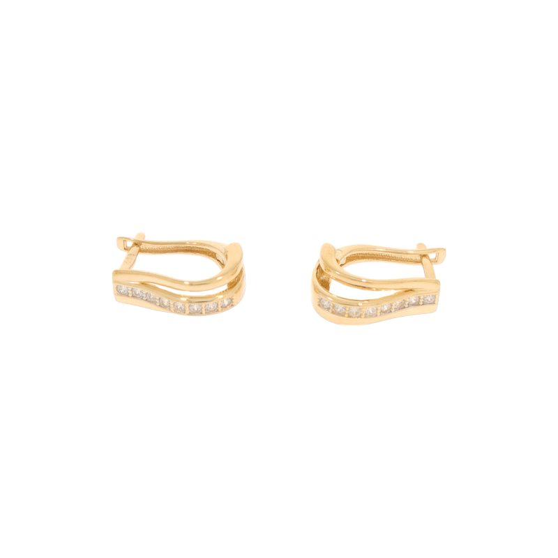 Cercei, Aur Galben, 14 k, 3.41 gr, Cod Produs: 573979 - Tezaurshop.ro