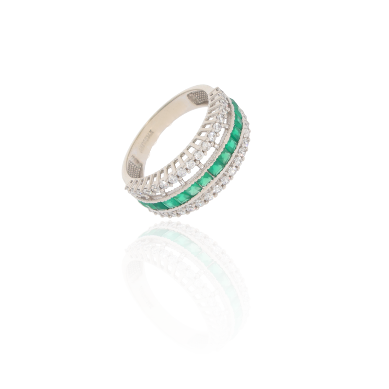 Inel Dama, Aur Alb, 14 k, 3.79 gr, Cod Produs: 575432 - Tezaurshop.ro