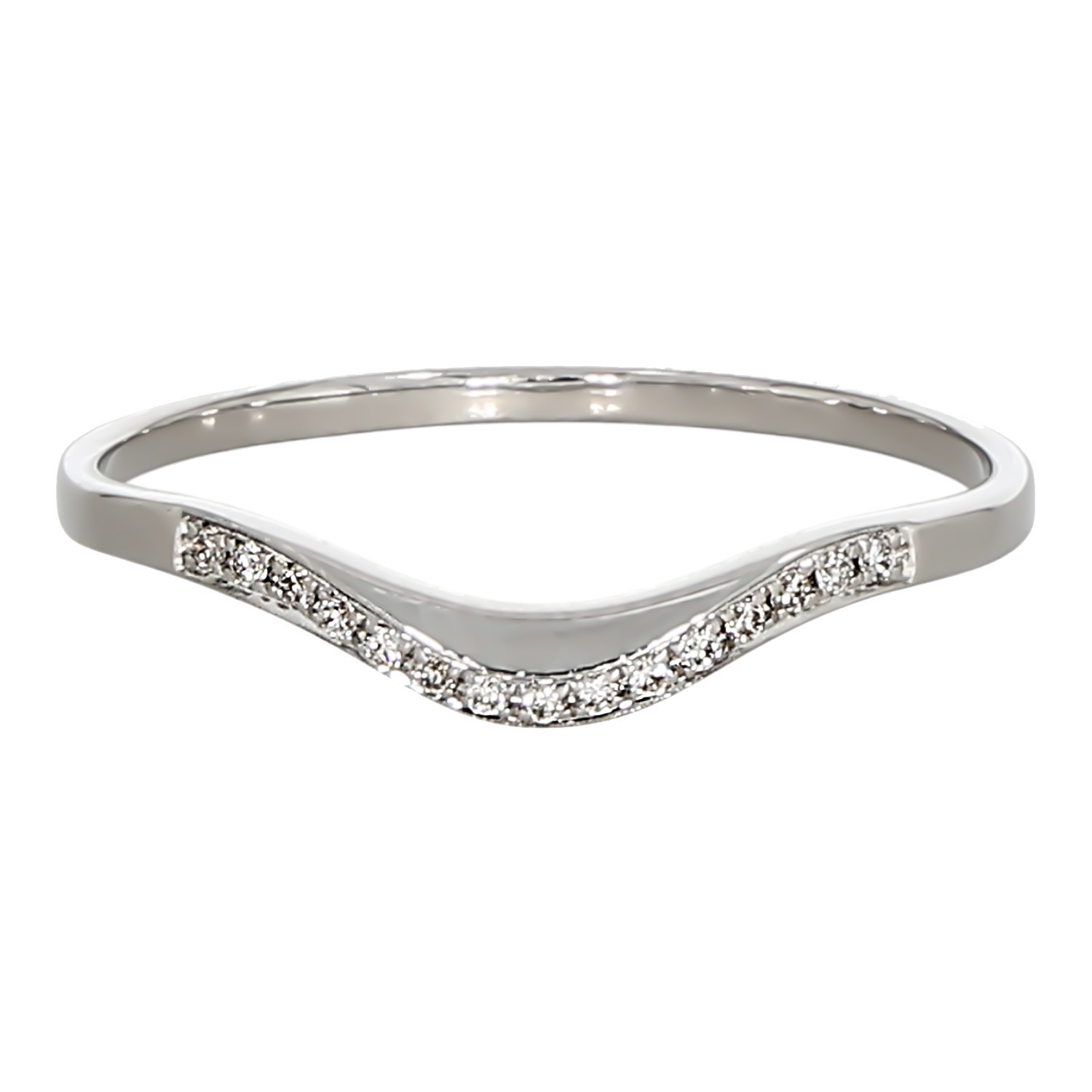 Inel Dama, Aur Alb, 18 k, 1.13 gr, cu Diamante, Cod Produs: 575674