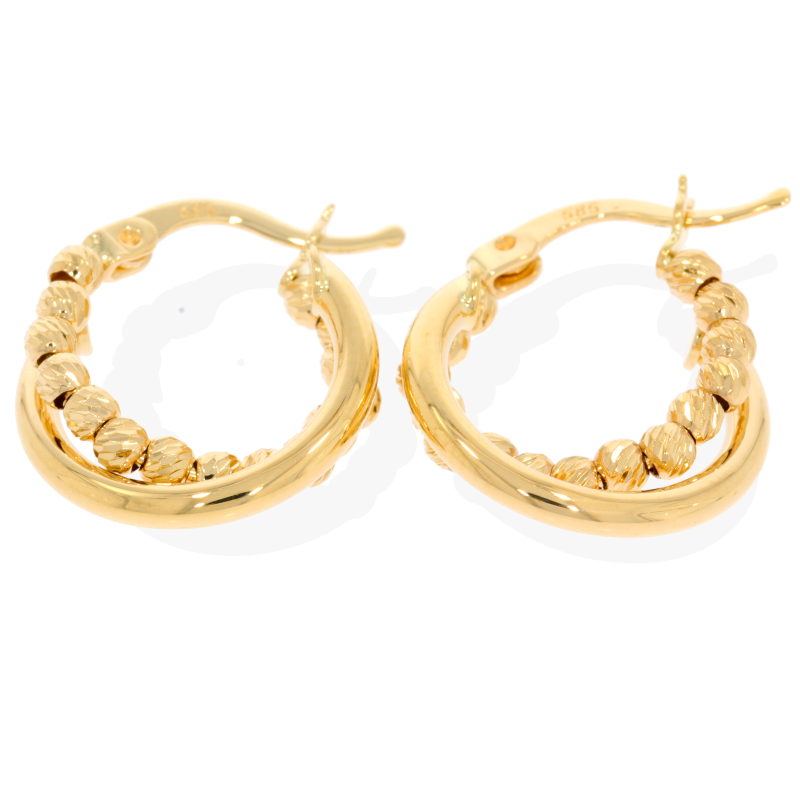 Cercei, Aur Galben, 14 k, 3.03 gr, Cod Produs: 576488 - Tezaurshop.ro