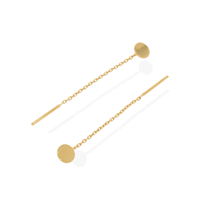 Cercei, Aur Galben, 14 k, 1.42 gr, Cod Produs: 576597 - Tezaurshop.ro