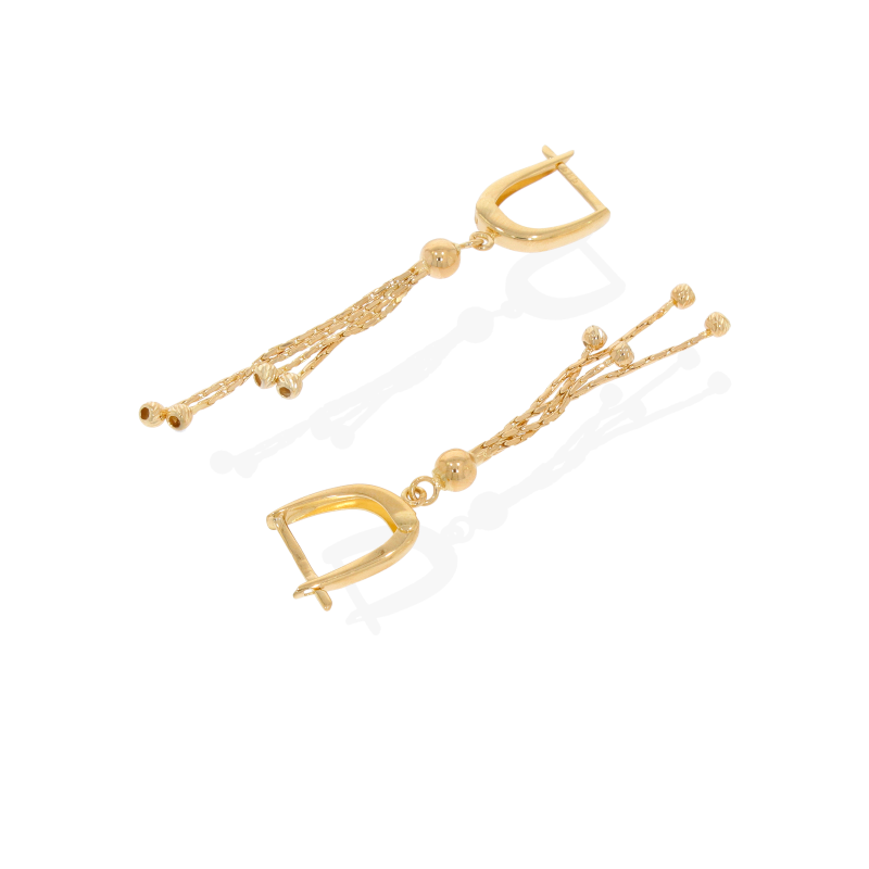 Cercei, Aur Galben, 14 k, 2.68 gr, Cod Produs: 576637 - Tezaurshop.ro