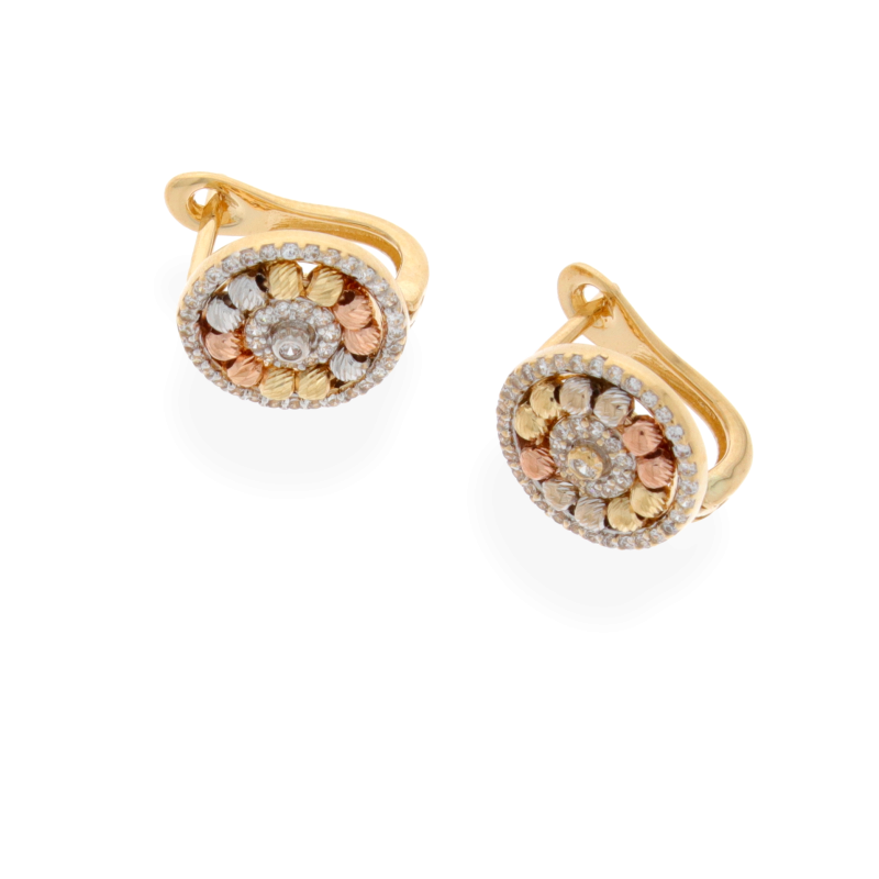 Cercei, Aur Mix, 14 k, 4.29 gr, Cod Produs: 577504 - Tezaurshop.ro