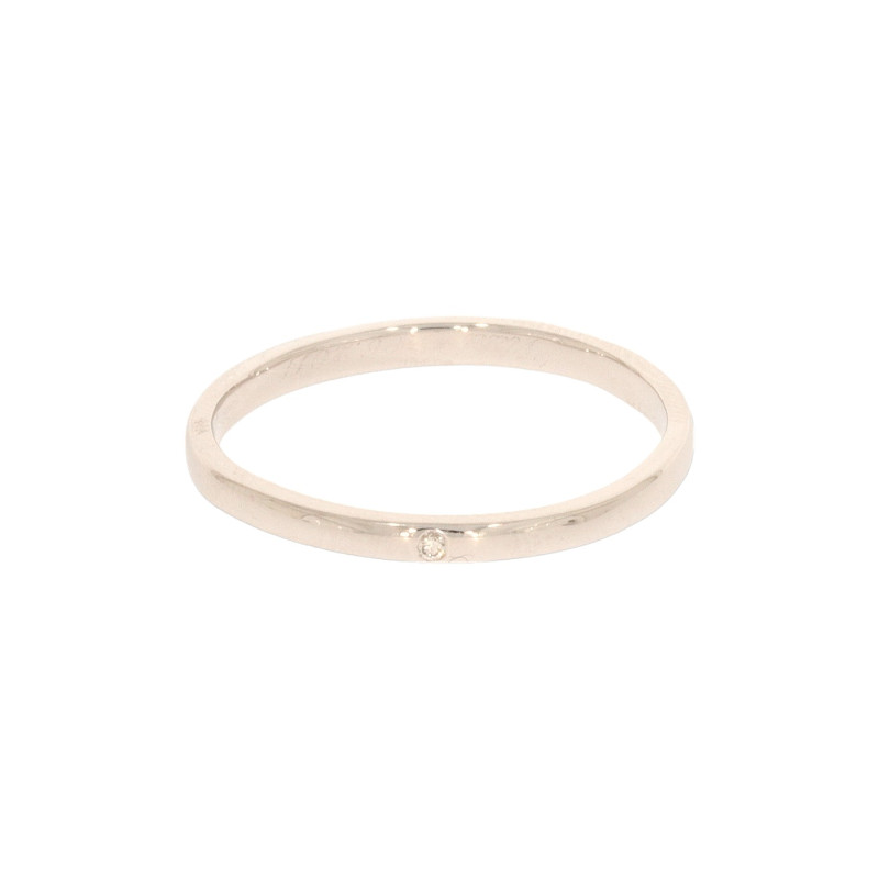 Verigheta, Aur Alb, 18 k, 2.17 gr, cu Diamante, Cod Produs: 580329 - Tezaurshop.ro
