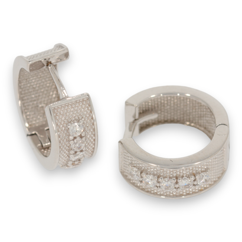 Cercei, Aur Alb, 14 k, 4.82 gr, Cod Produs: 580393 - Tezaurshop.ro