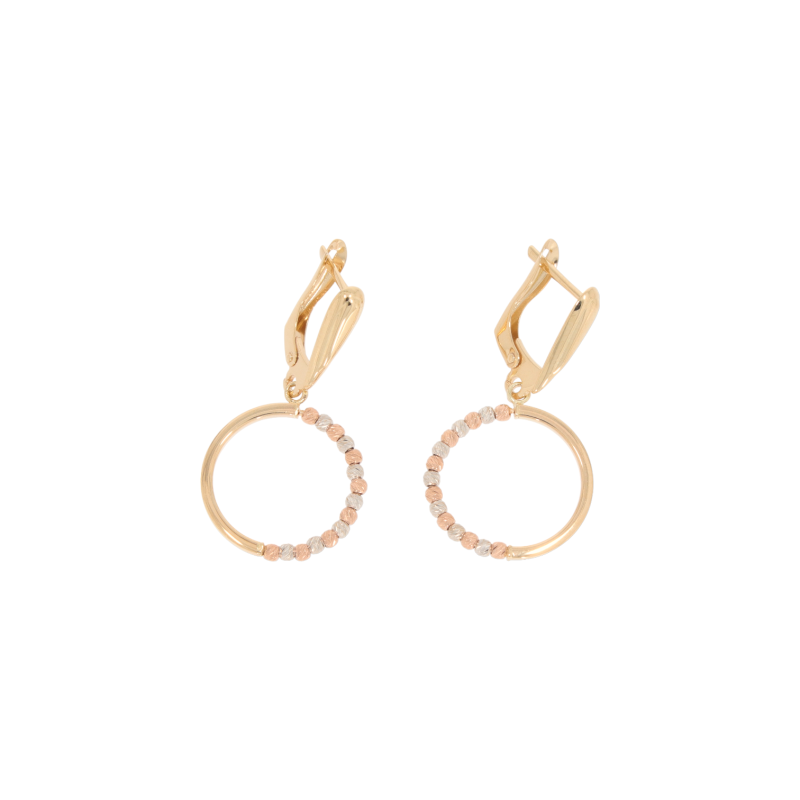 Cercei, Aur Mix, 14 k, 2.87 gr, Cod Produs: 582642 - Tezaurshop.ro