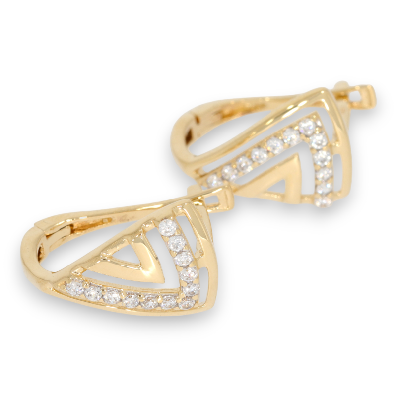 Cercei, Aur Galben, 14 k, 2.28 gr, Cod Produs: 582730 - Tezaurshop.ro