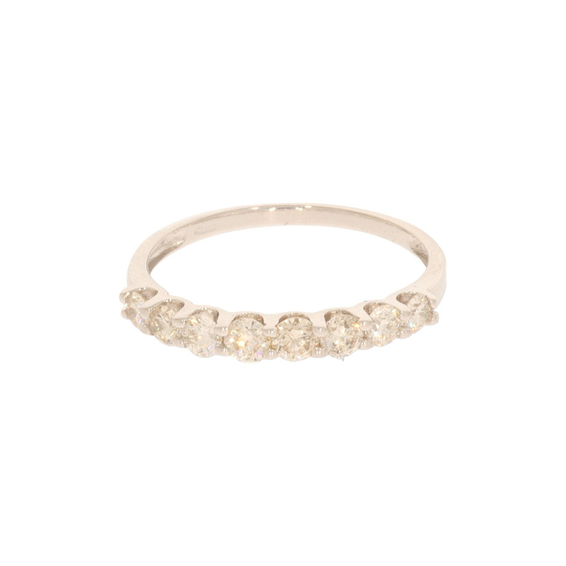 Inel Dama, Aur Alb, 18 k, 1.33 gr, cu Diamante, Cod Produs: 586479 - Tezaurshop.ro