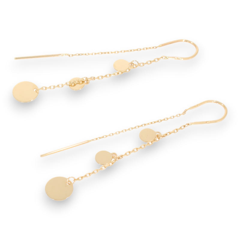 Cercei, Aur Galben, 14 k, 2.28 gr, Cod Produs: 586734 - Tezaurshop.ro