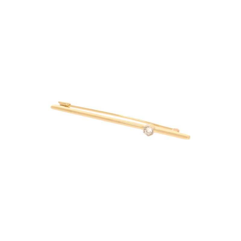 Ac Cravata, Aur Galben, 14 k, 2.81 gr, cu Diamante, Cod Produs: 588405 - Tezaurshop.ro