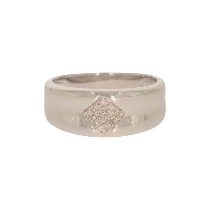 Inel Dama, Aur Alb, 18 k, 5.8 gr, cu Diamante, Cod Produs: 588691