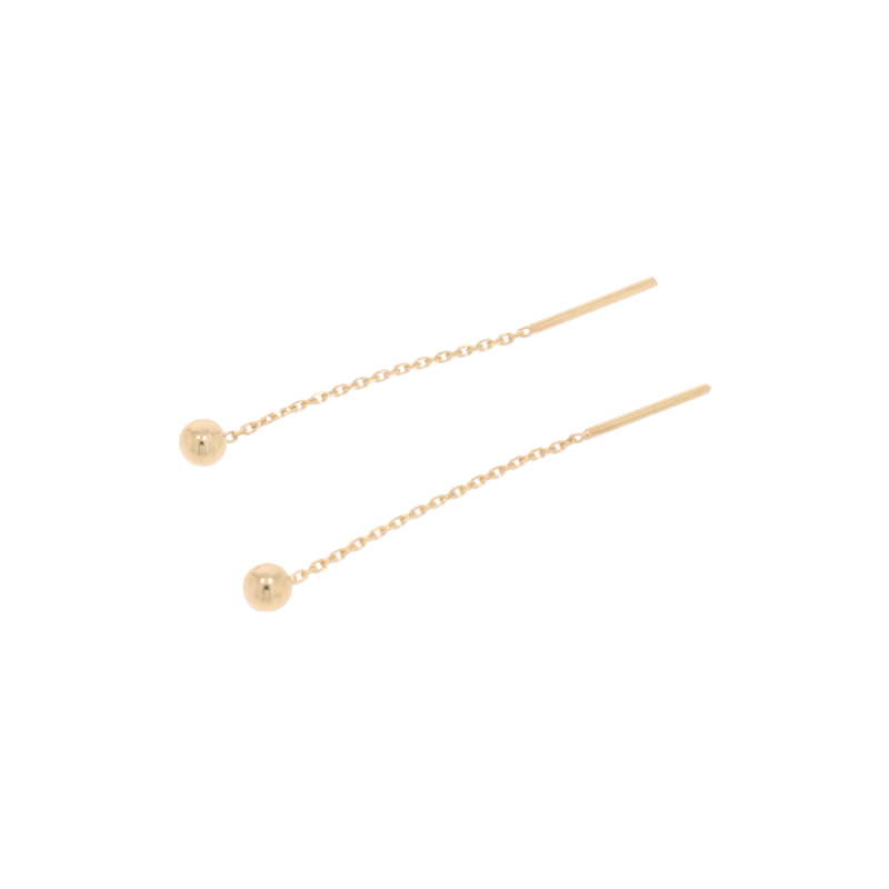 Cercei, Aur Galben, 14 k, 1.15 gr, Cod Produs: 588748 - Tezaurshop.ro