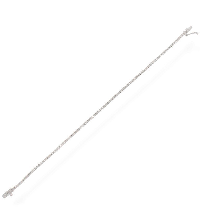 Bratara, Aur Alb, 18 k, 9.22 gr, cu Diamante, Cod Produs: 593101 - Tezaurshop.ro