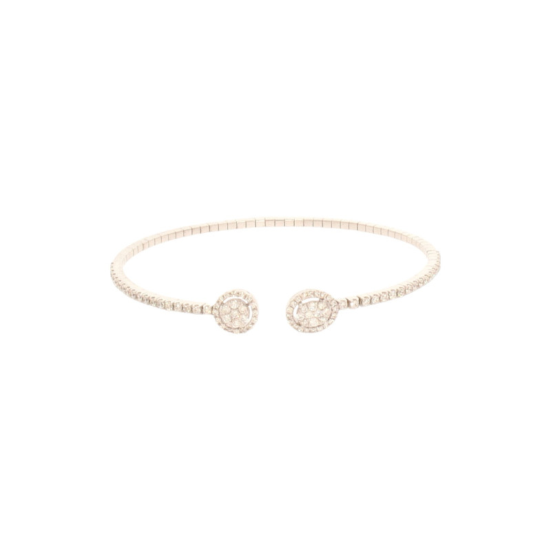 Bratara, Aur Alb, 18 k, 8.57 gr, cu Diamante, Cod Produs: 594139 - Tezaurshop.ro