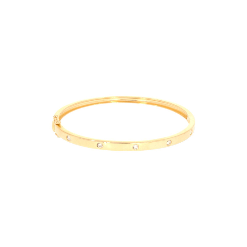 Bratara, Aur Galben, 14 k, 11.33 gr, cu Diamante, Cod Produs: 596788 - Tezaurshop.ro