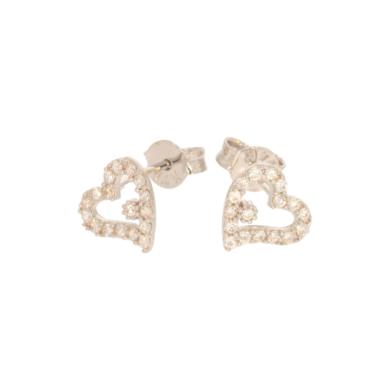 Cercei, Aur Alb, 14 k, 1.19 gr, Cod Produs: 602964 - Tezaurshop.ro