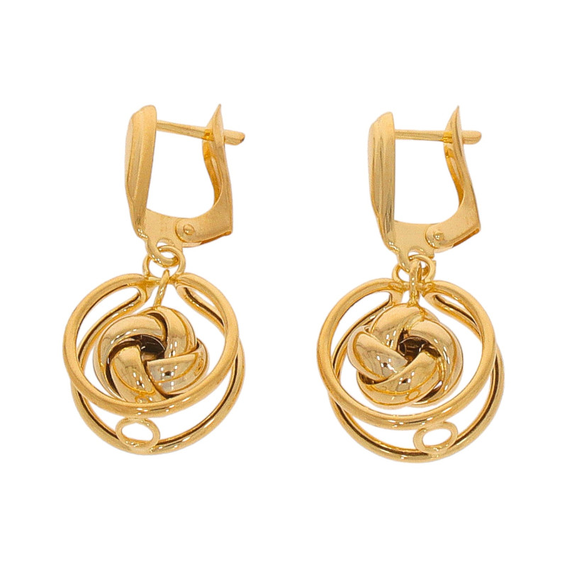 Cercei, Aur Galben, 14 k, 4.39 gr, Cod Produs: 603878 - Tezaurshop.ro