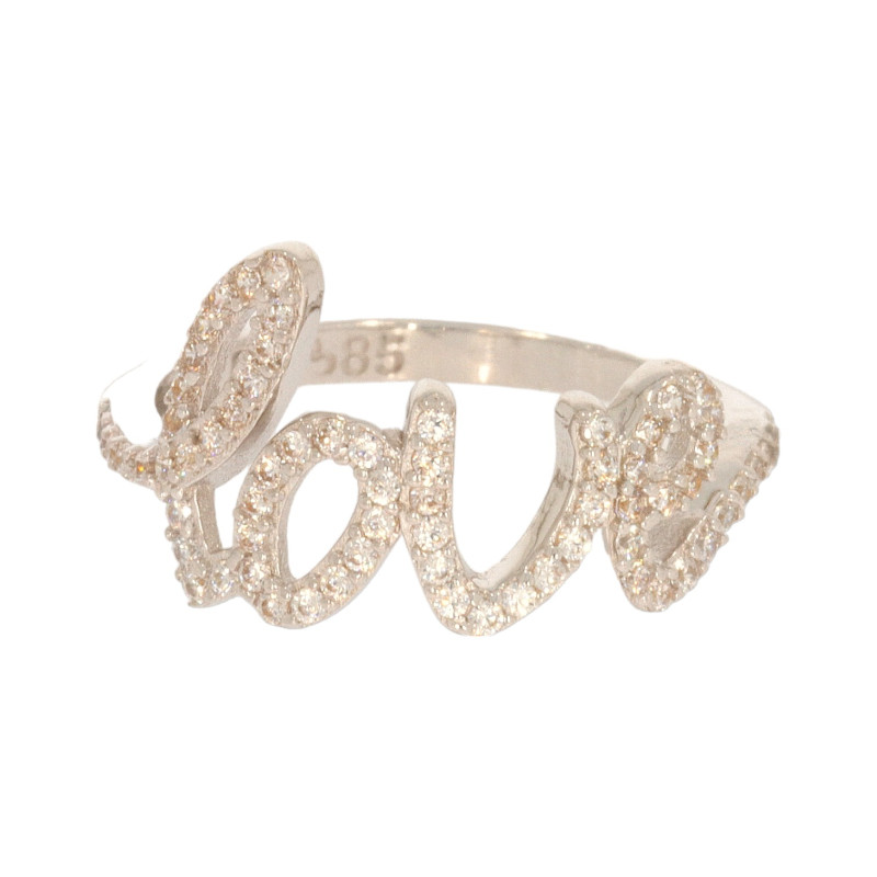 Inel Dama, Aur Alb, 14 k, 1.9 gr, Cod Produs: 603970 - Tezaurshop.ro