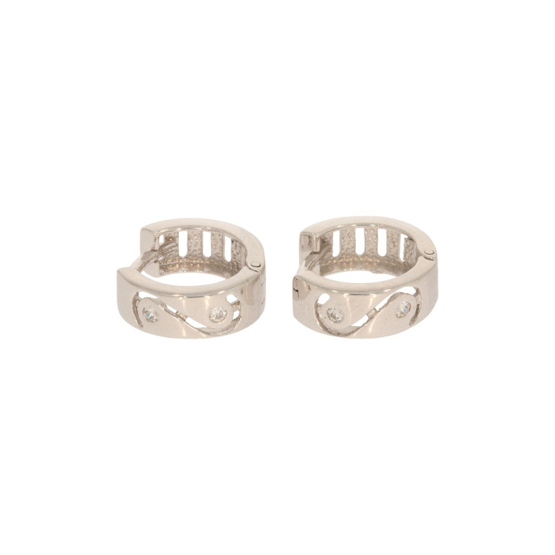 Cercei, Aur Alb, 14 k, 3.23 gr, Cod Produs: 604648 - Tezaurshop.ro
