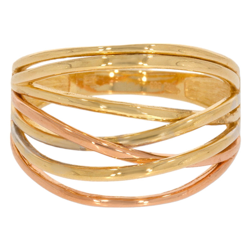 Inel Dama, Aur Mix, 14 k, 3.47 gr, Cod Produs: 605026 - Tezaurshop.ro