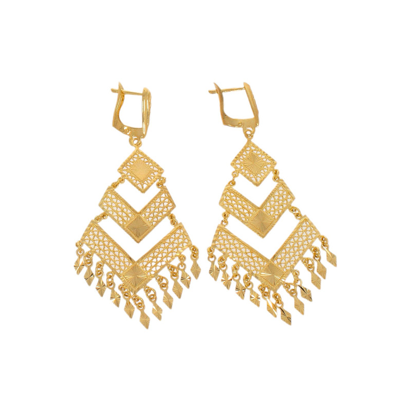 Cercei, Aur Galben, 14 k, 7.79 gr, Cod Produs: 605231 - Tezaurshop.ro