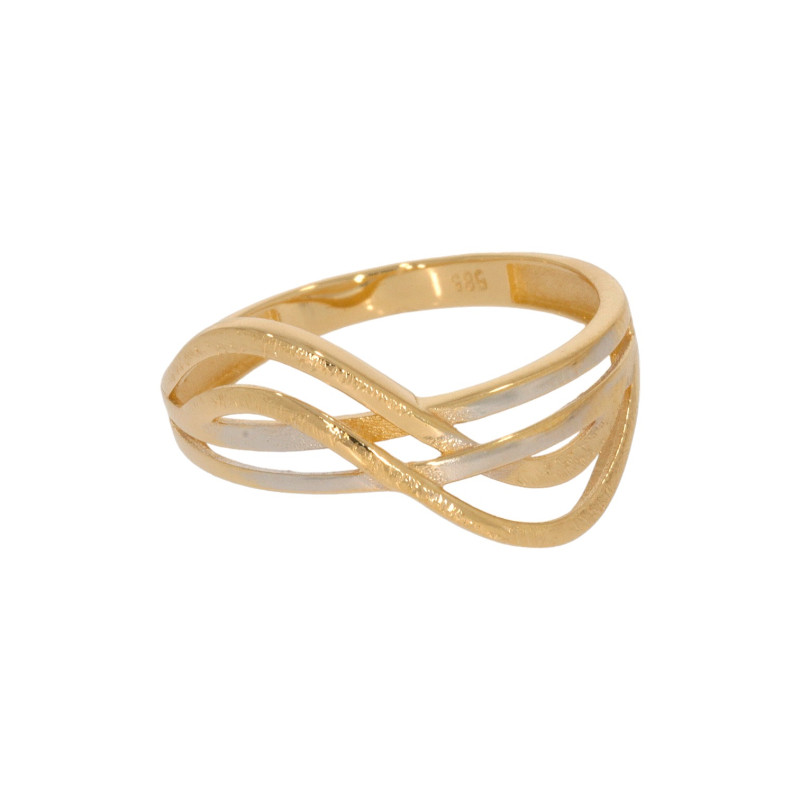 Inel Dama, Aur Mix, 14 k, 1.91 gr, Cod Produs: 606116 - Tezaurshop.ro