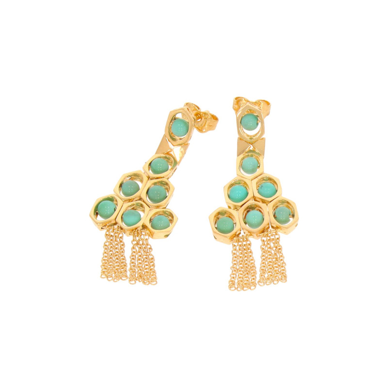 Cercei, Aur Galben, 18 k, 5.89 gr, Cod Produs: 606971 - Tezaurshop.ro